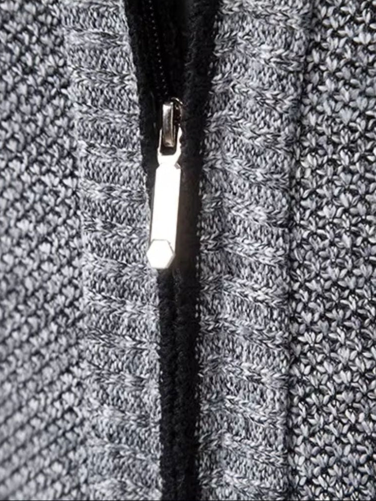 Elegant väst med hel dragkedja